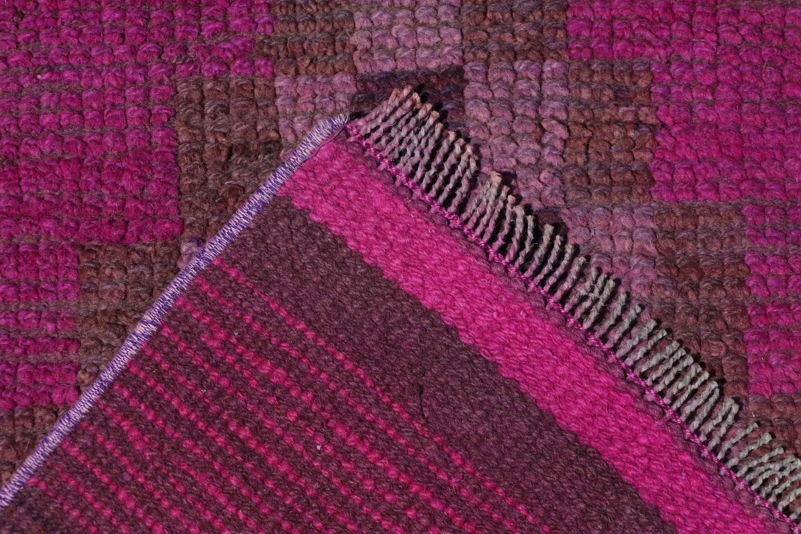 Vintage Turkish Runner Rug 2.6 x 9.8 ft