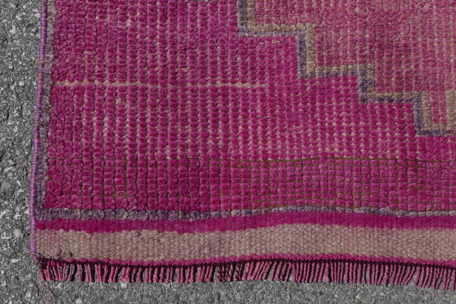 Vintage Turkish Runner rug 3.1 x 10.6 ft