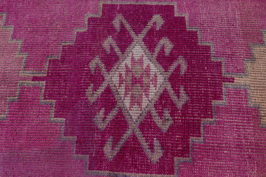 Vintage Turkish Runner rug 3.1 x 10.6 ft
