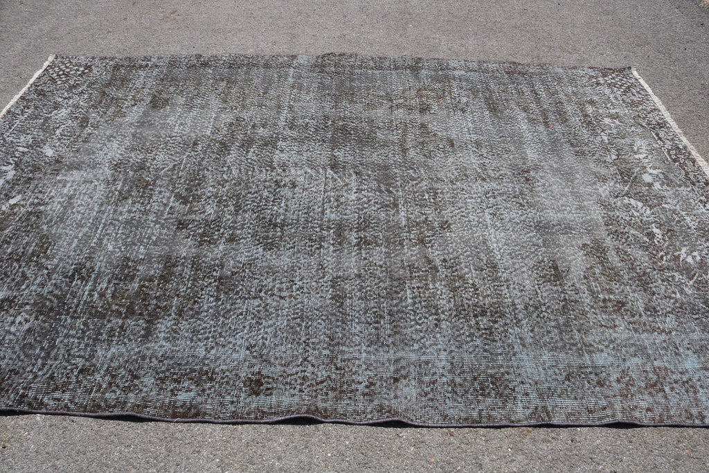 XL Vintage Turkish Accent Area Rug 6.6 x 9.5 ft