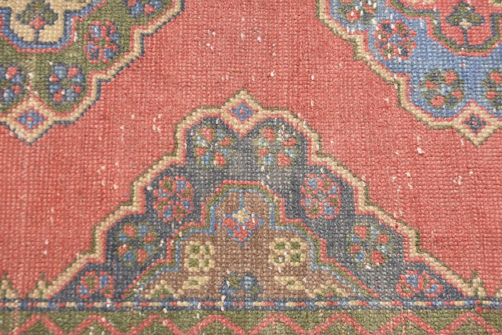 XL Vintage Turkish Accent Area rug 4.8 x 11.1 ft