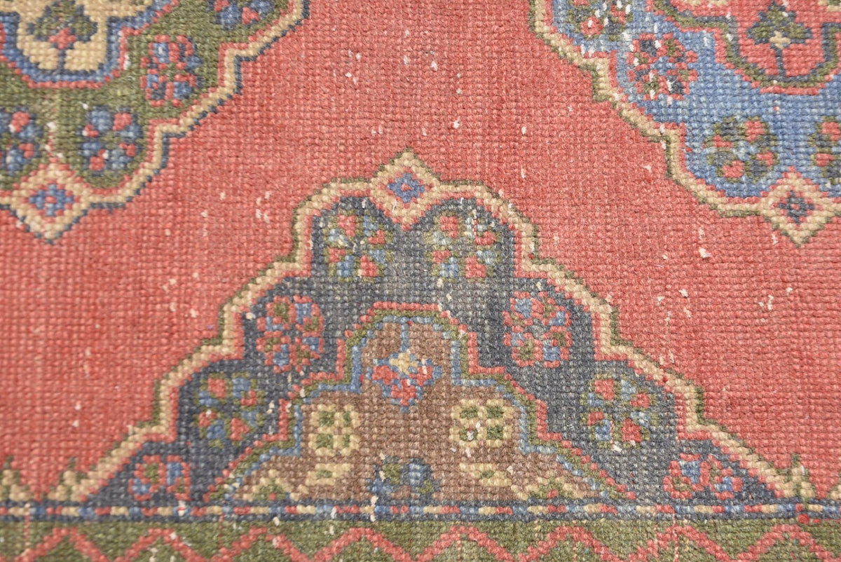 XL Vintage Turkish Accent Area rug 4.8 x 11.1 ft