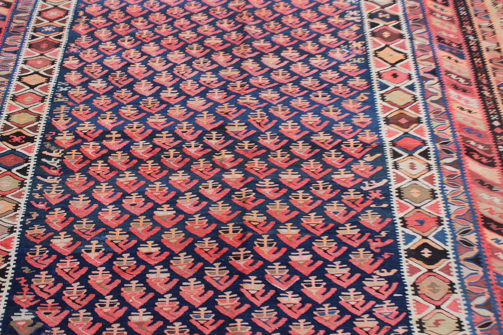 XL Vintage Turkish Accent Area Rug 5.9 x 13.1 ft