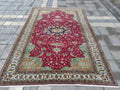 XL Vintage Persian Accent Area Rug 6.5 x 9.8 ft