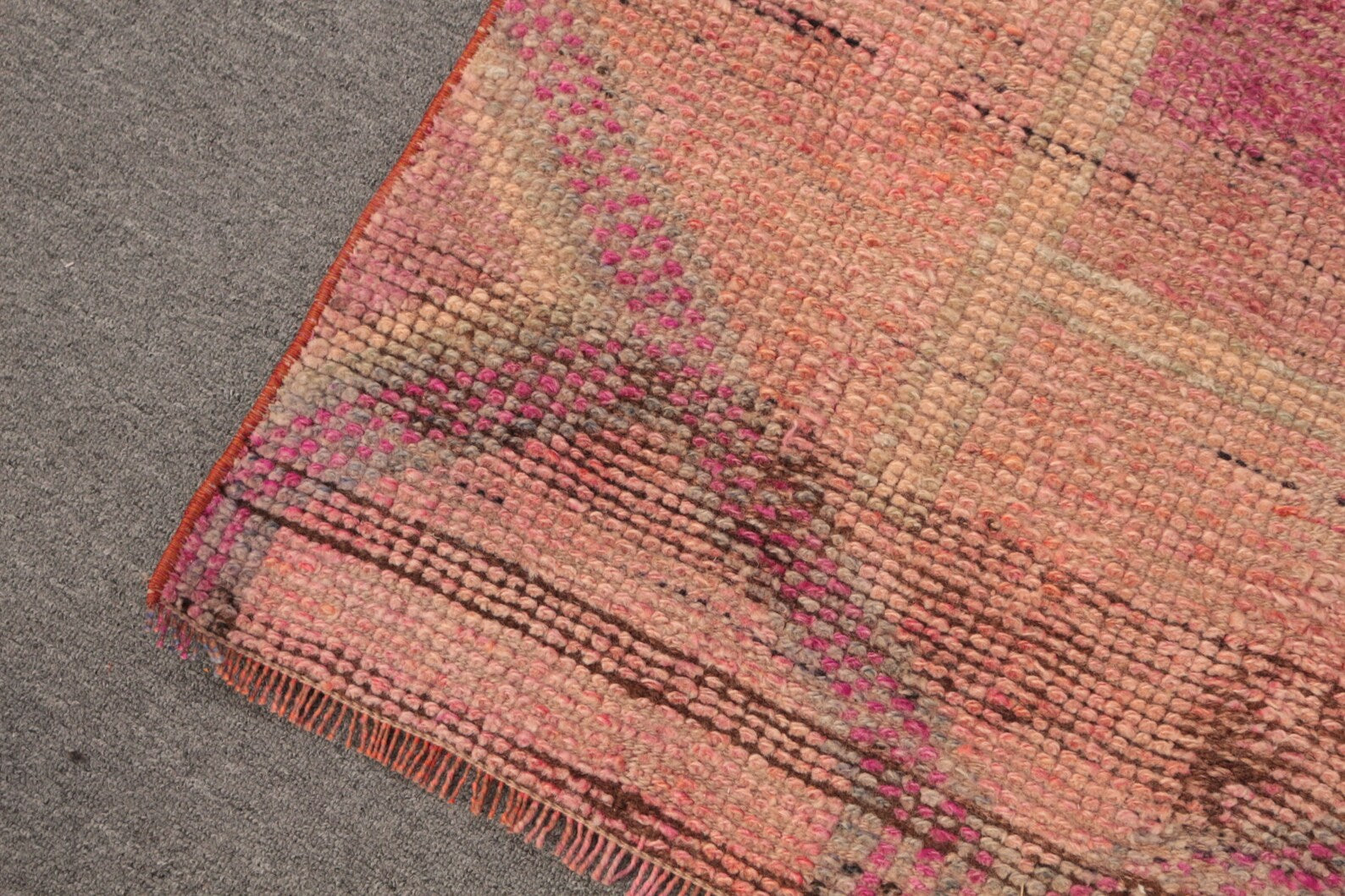 Vintage Turkish Runner Rug 2.8 x 11.1 ft