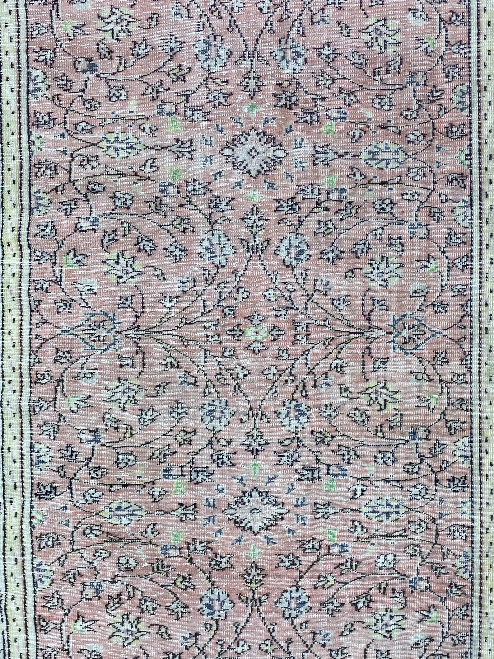 XL Vintage Turkish Accent Area Rug 6 x 9 ft