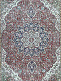 XL Vintage Turkish Accent Area rug 5.9 x 9.8 ft