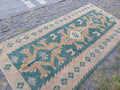 XL Vintage Turkish Accent Area Rug 4.7 x 9.6 ft