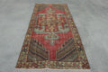 Vintage Turkish Runner Rug 3.8 x 8.5 ft