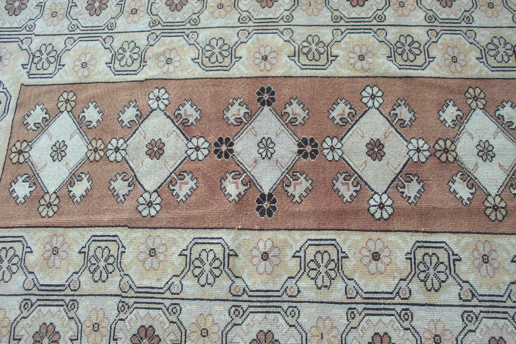 Vintage Turkish Runner Rug 3.9 x  6.3 ft