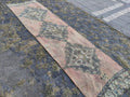 Vintage Turkish Runner Rug 2.9 x 10.7 ft