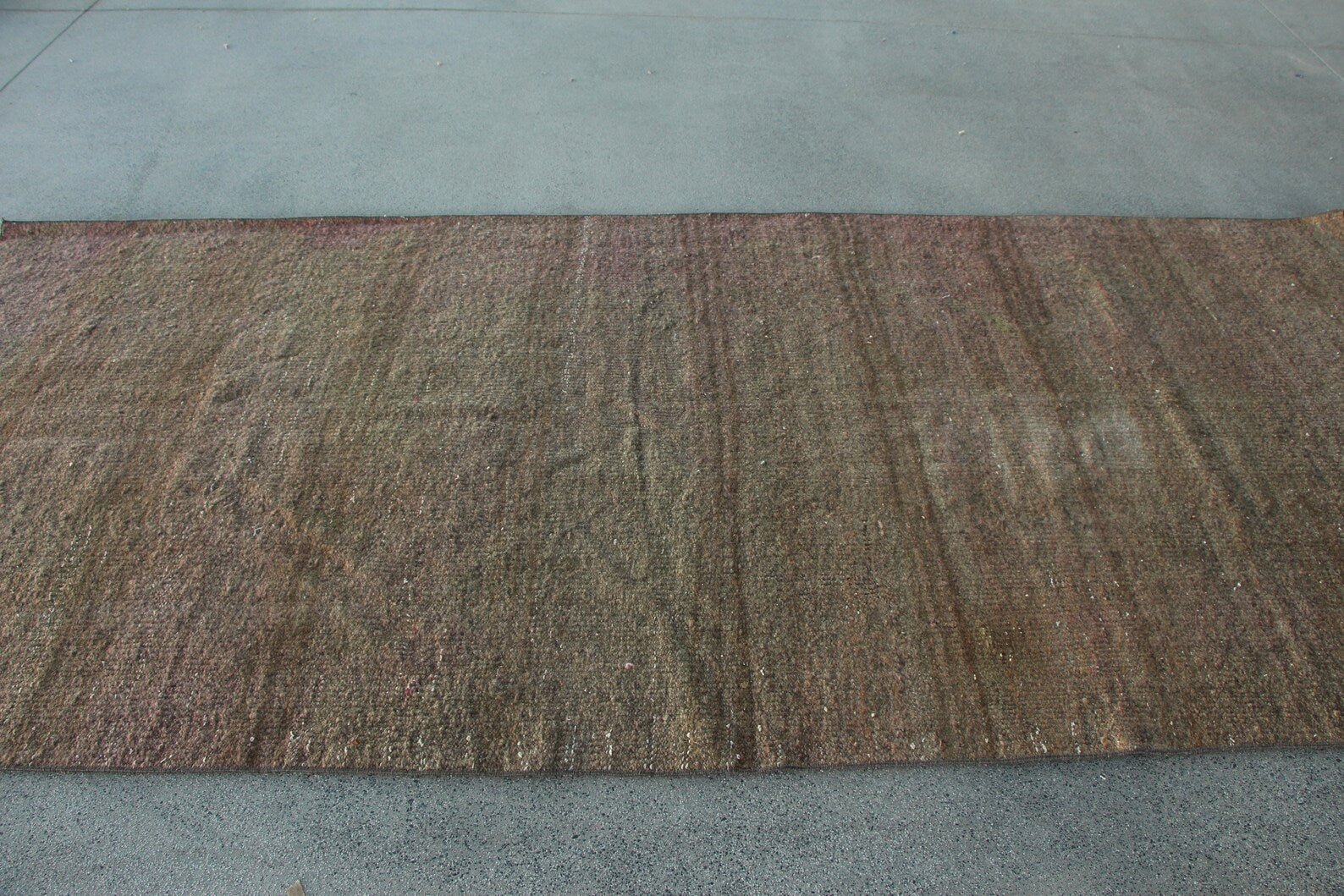 Vintage Turkish Accent Area rug 4.4 x 10 ft