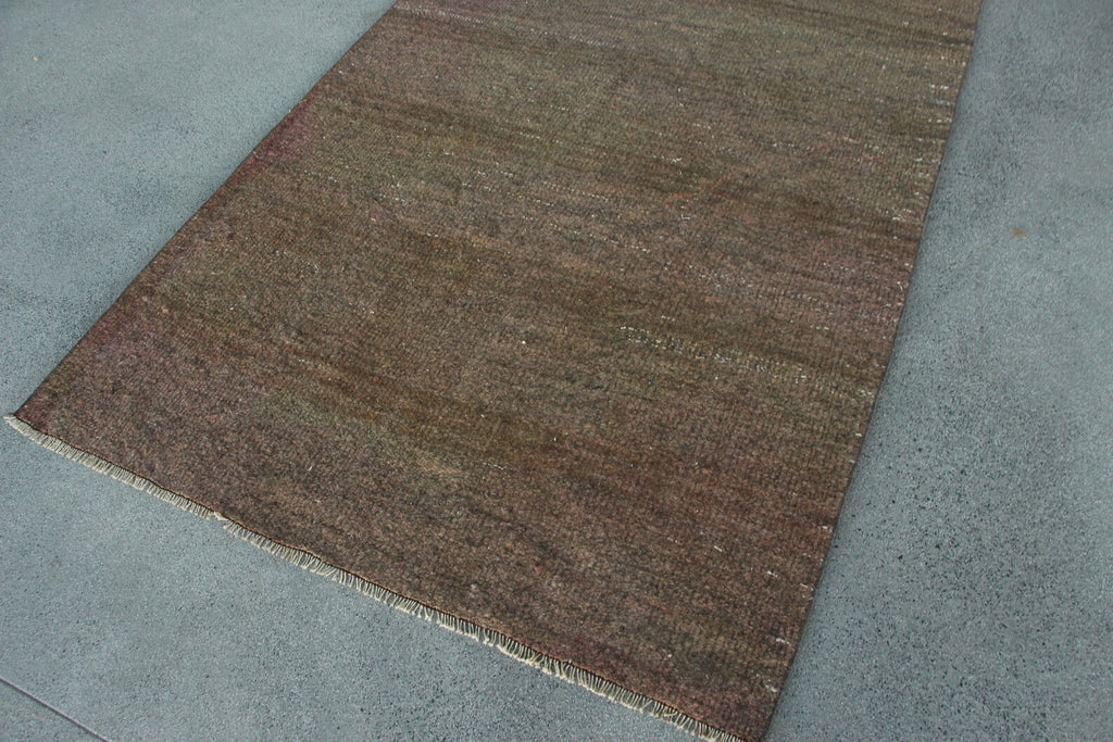 Vintage Turkish Accent Area rug 4.4 x 10 ft