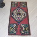 Vintage Turkish Mini Rug 1.5 x 3.2 ft