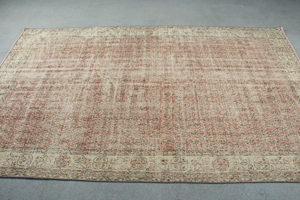 XL Vintage Turkish Accent Area rug 5.2 x 8.5 ft