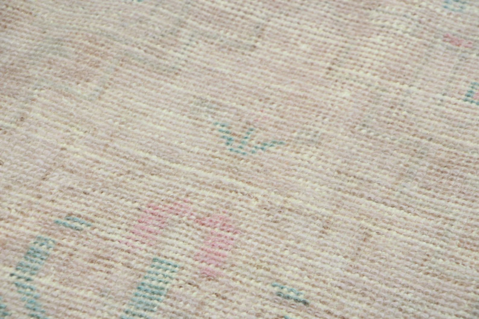 Vintage Turkish Mini Rug 1.6 x 3.4 ft