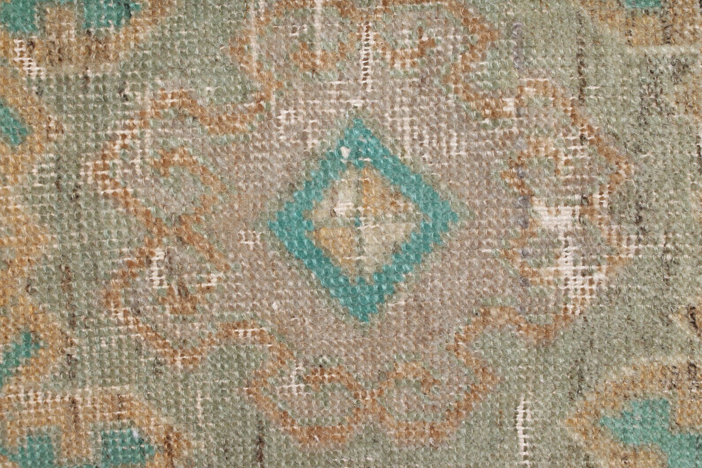 Vintage Turkish Mini Rug 1.5 x 3.2 ft