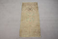 Vintage Turkish Mini Rug 1.6 x 3.4 ft