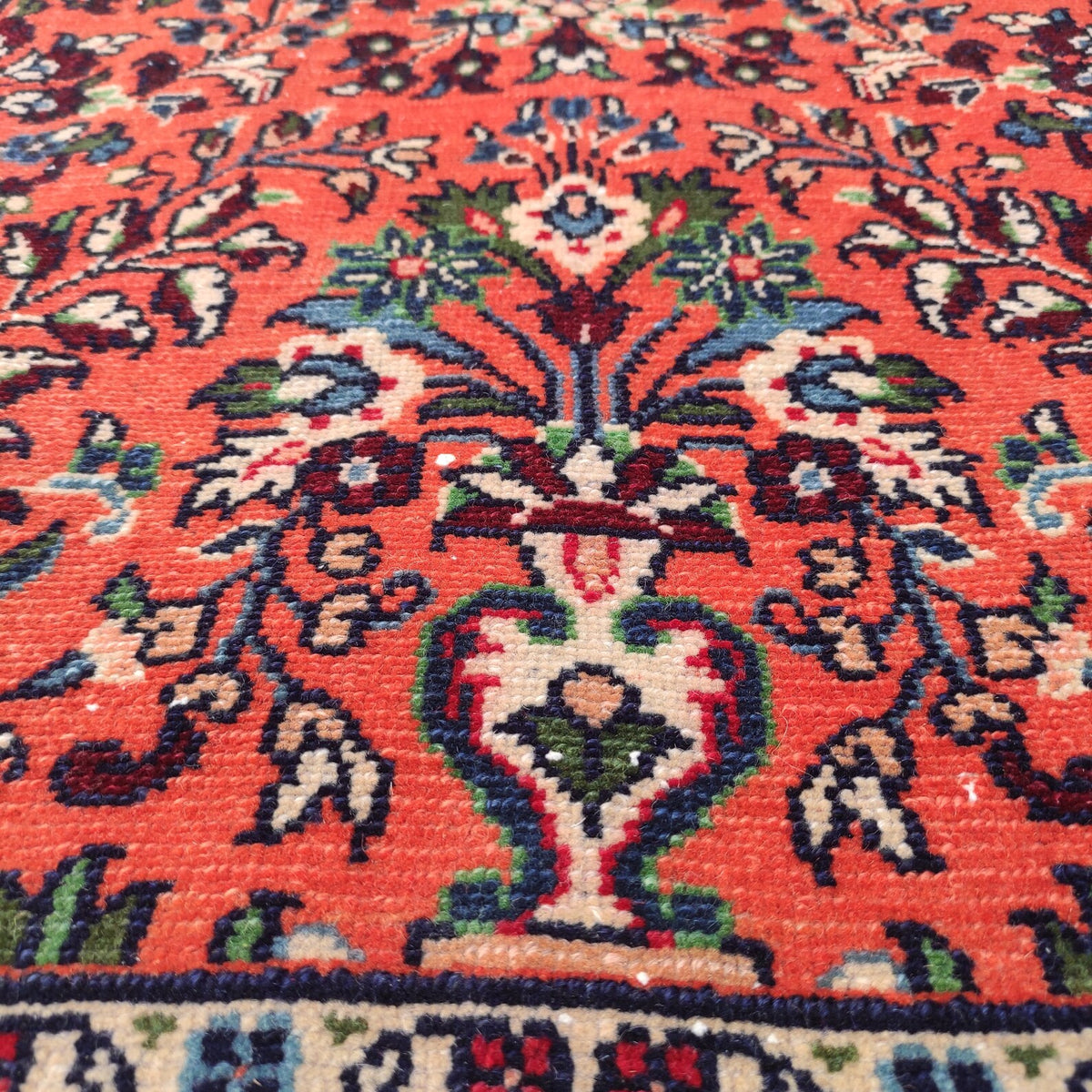 Vintage Persian Runner Rug 2.6 x 10.2 ft