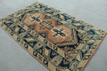 Vintage Turkish Accent Area rug 4.1 x 6.4 ft