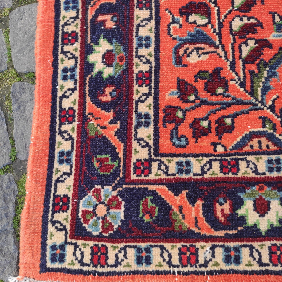 Vintage Persian Runner Rug 2.6 x 10.2 ft