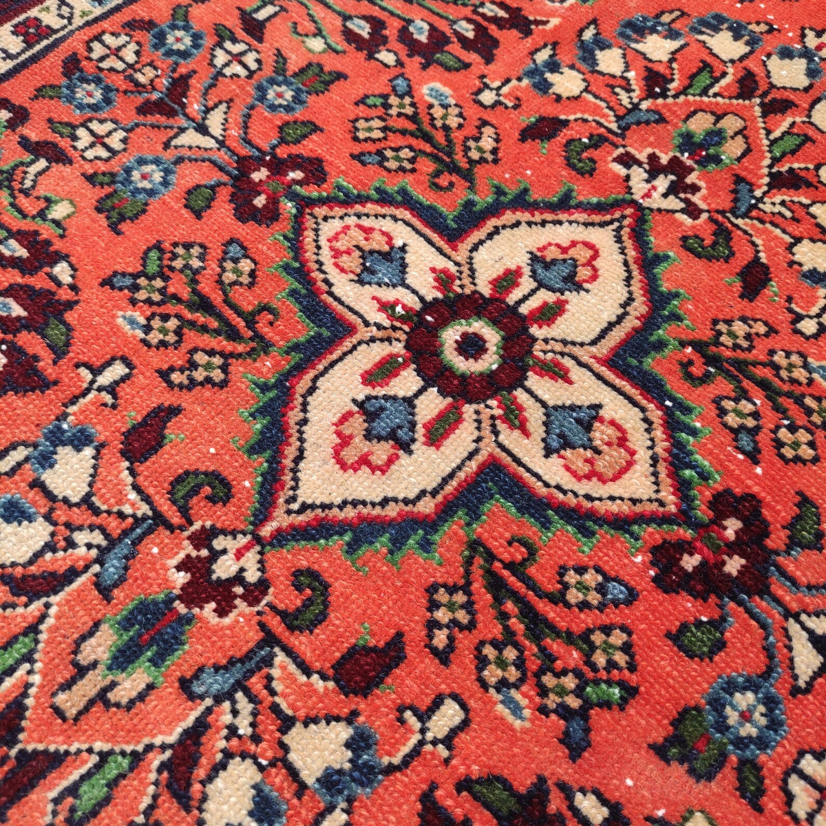 Vintage Persian Runner Rug 2.6 x 10.2 ft