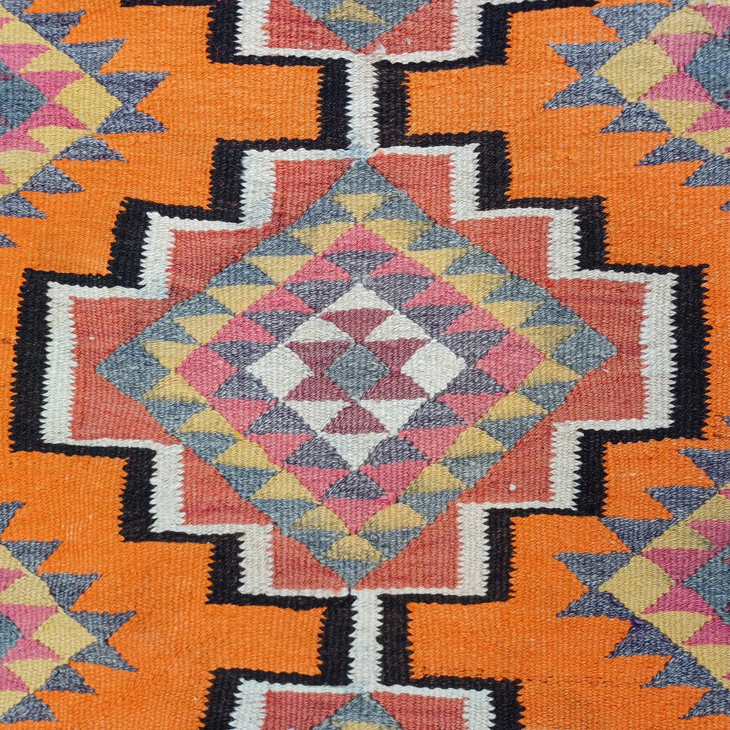 Vintage Turkish Runner Rug 2.7 x 9.5 ft