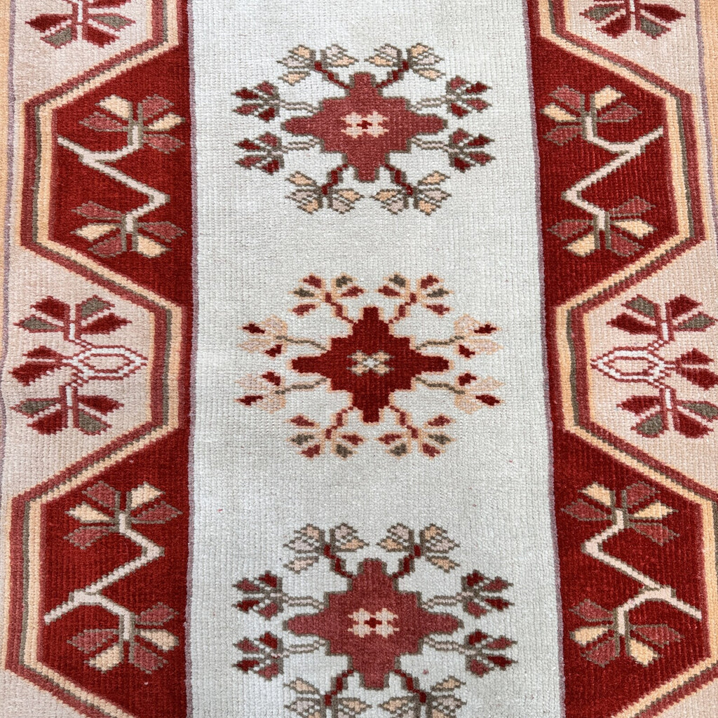 Vintage Turkish Runner Rug 2.3 x 7.9 ft