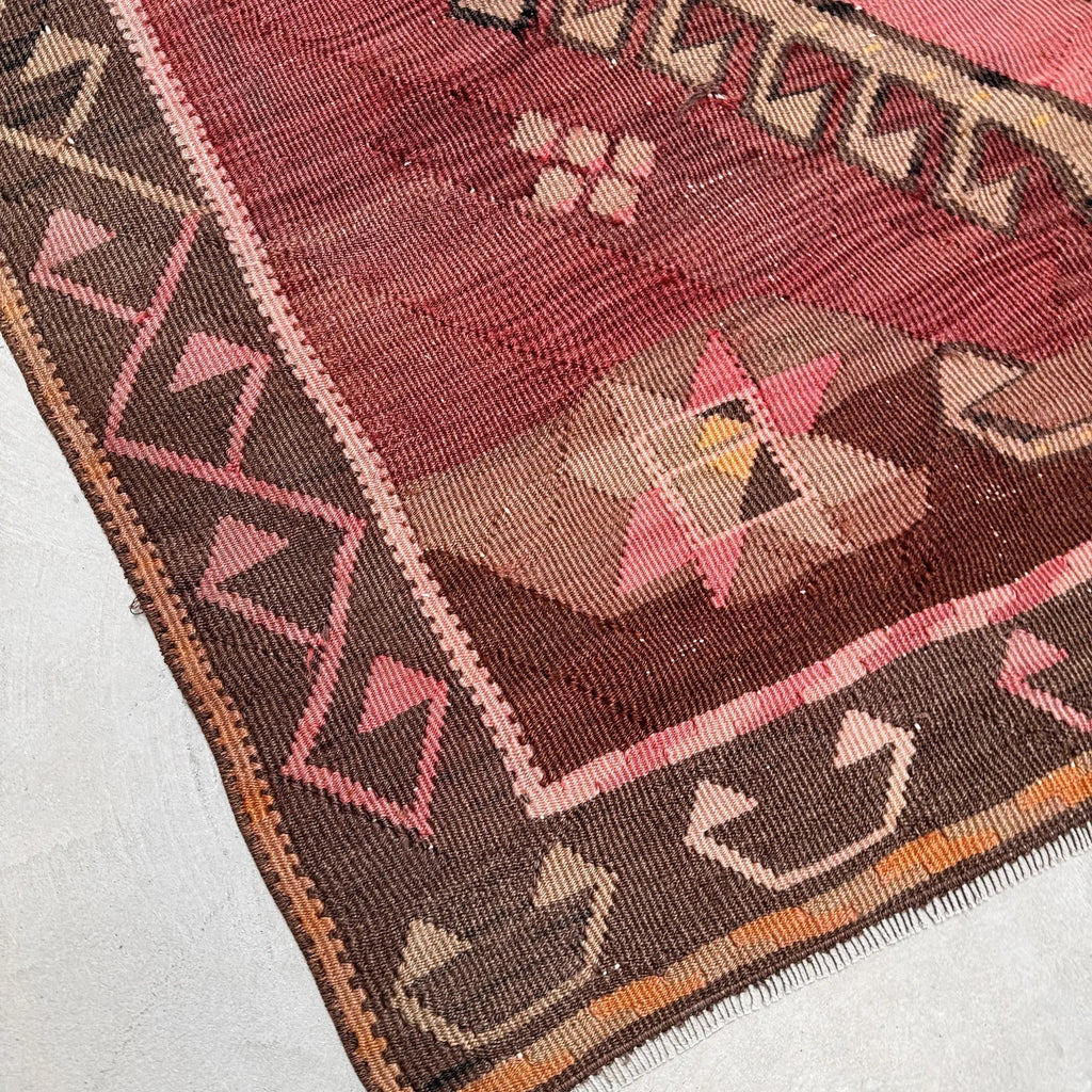 XL Vintage Turkish Accent Area Rug 5 x 12.5 ft