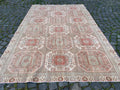 XL Vintage Turkish Accent Area Rug 5.9 x 8.8 ft