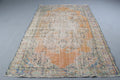 XL Vintage Turkish Accent Area Rug 5.7 x 8.8 ft