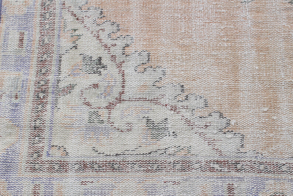 XL Vintage Turkish Accent Area rug 4.9 x 9 ft