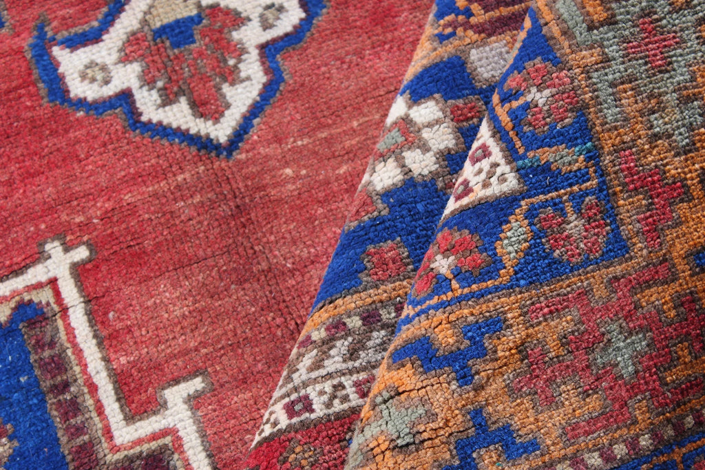 XL Vintage Turkish Accent Area Rug 5.3 x 11 ft