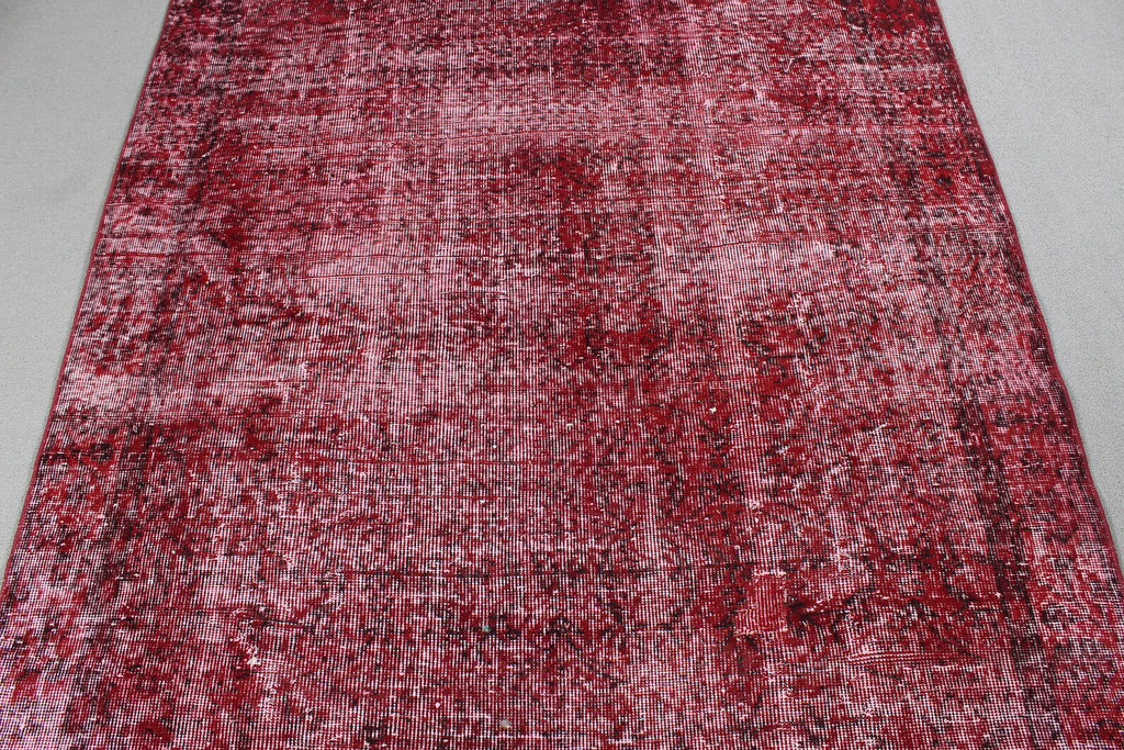XL Vintage Turkish Accent Area rug 4.9 x 8.8 ft
