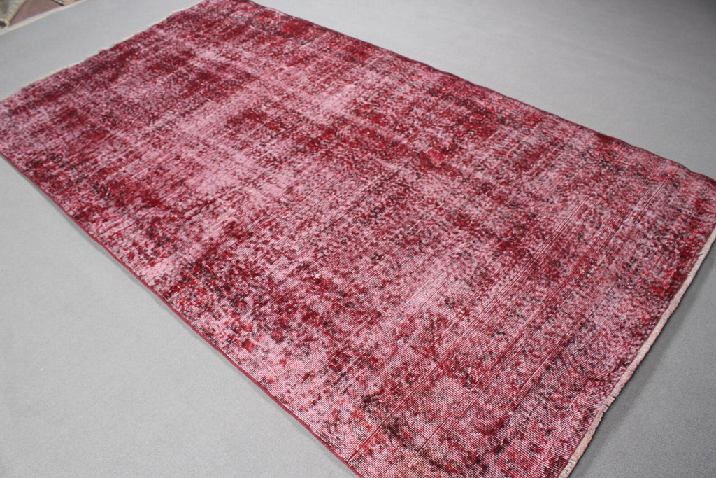 XL Vintage Turkish Accent Area rug 4.9 x 8.8 ft