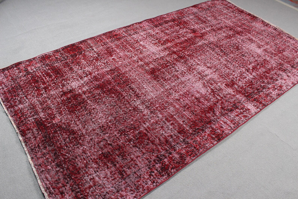 XL Vintage Turkish Accent Area rug 4.9 x 8.8 ft
