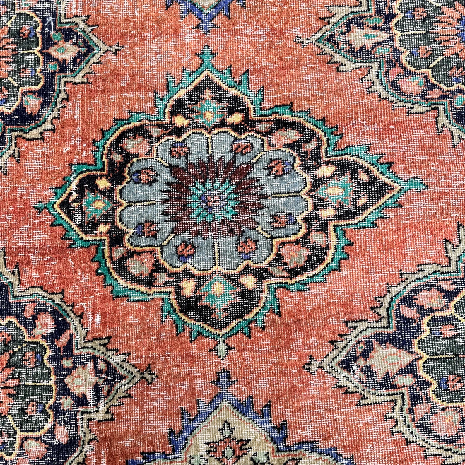 Vintage Turkish Runner Rug 2.9 x 10.8 ft