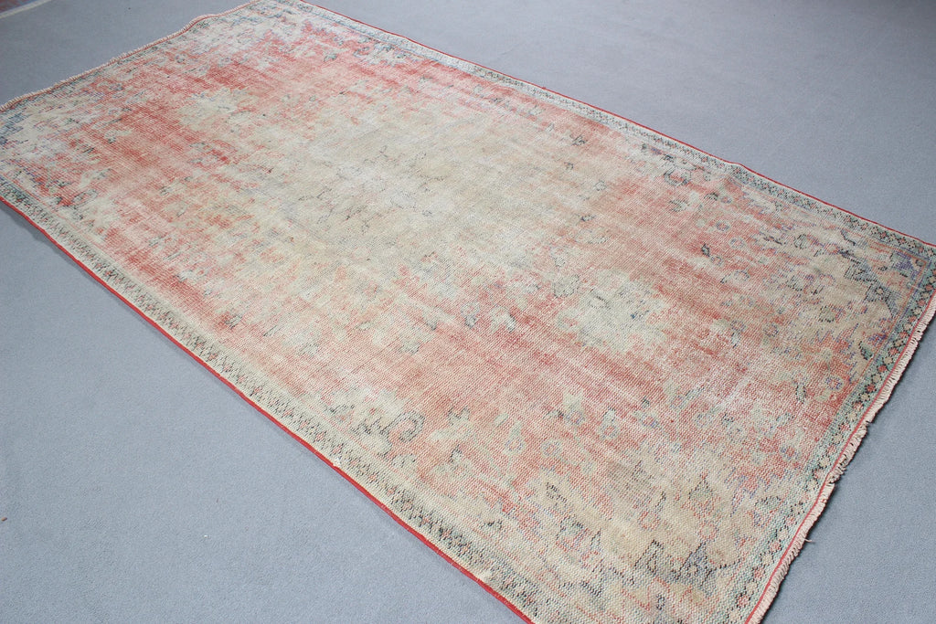 XL Vintage Turkish Accent Area Rug 5 x 9.1 ft