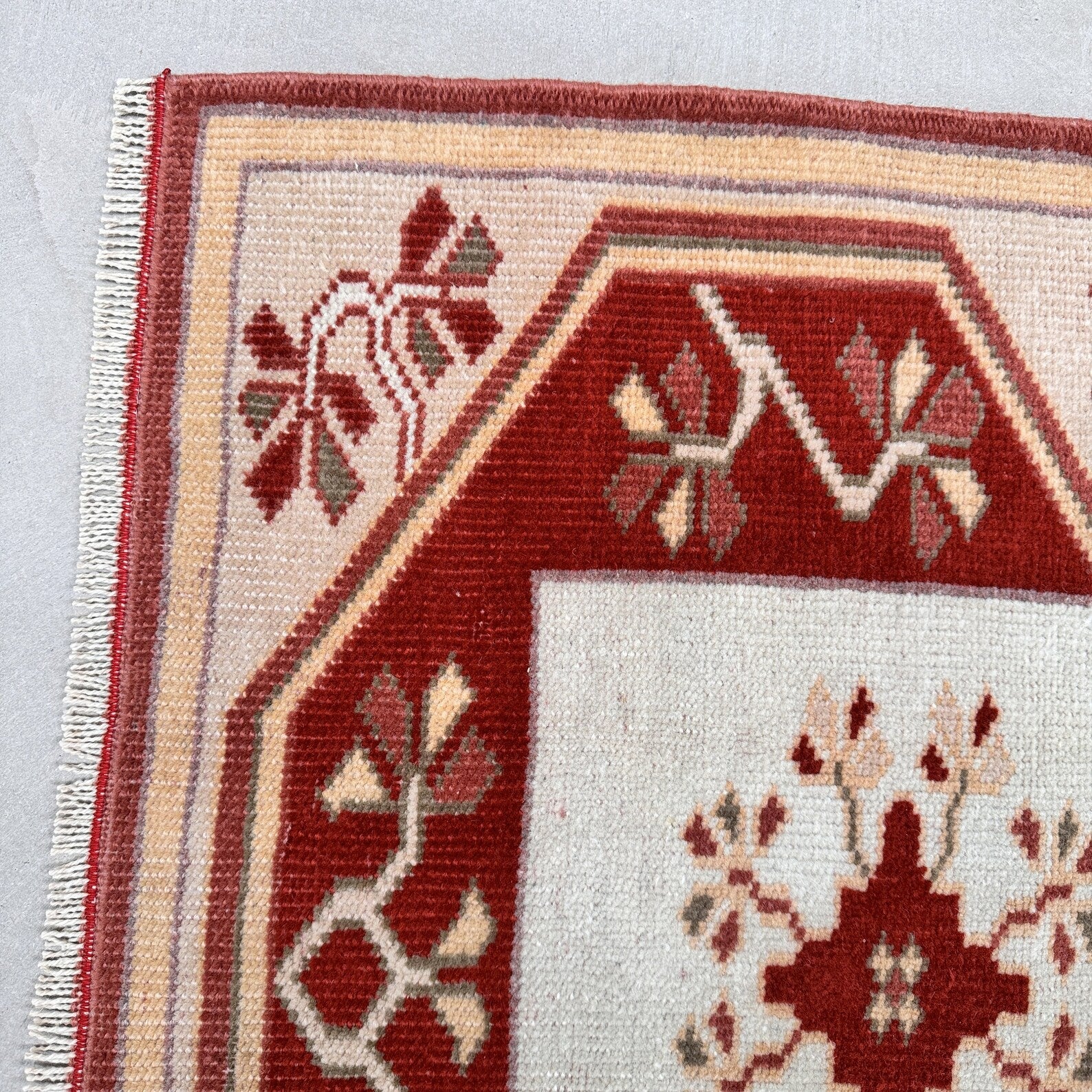 Vintage Turkish Runner Rug 2.3 x 7.9 ft