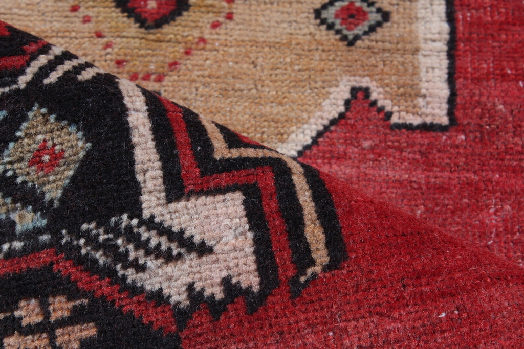 Vintage Turkish Mini Rug 1.4 x 3.2 ft