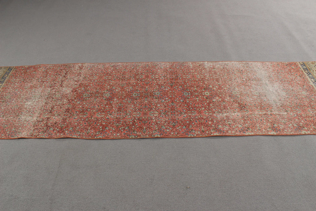 Vintage Turkish Runner Rug 2.5 x 9.3 ft