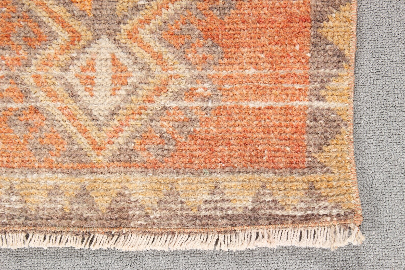 Vintage Turkish Mini Rug 1.5 x 3.2 ft