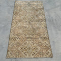 Vintage Turkish Runner Rug 3 x 5.9 ft