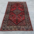 Vintage Persian Accent Area Rug 4.2 x 6.2 ft