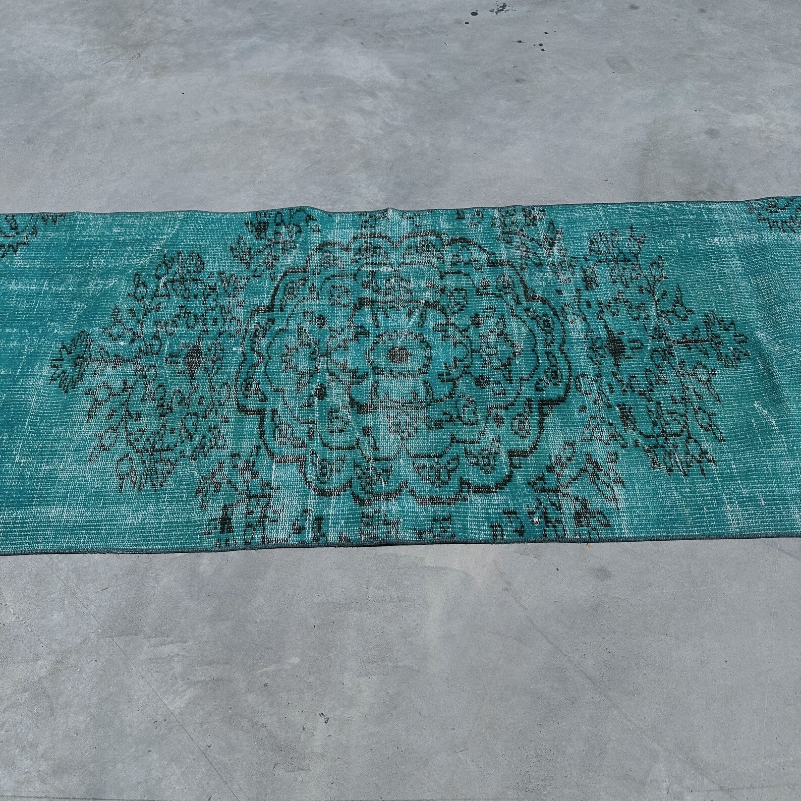 Vintage Turkish Runner Rug 2.5 x 8.3 ft