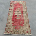 Vintage Turkish Accent Area rug 2.8 x 5.7 ft