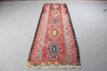 Vintage Turkish Runner Rug 3.2 x 9.9 ft