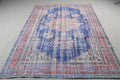 XL Vintage Turkish Accent Area Rug 6.3 x 9.1 ft