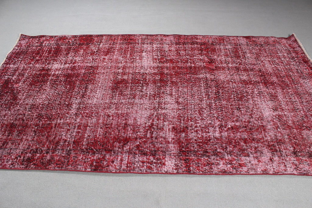 XL Vintage Turkish Accent Area rug 4.9 x 8.8 ft