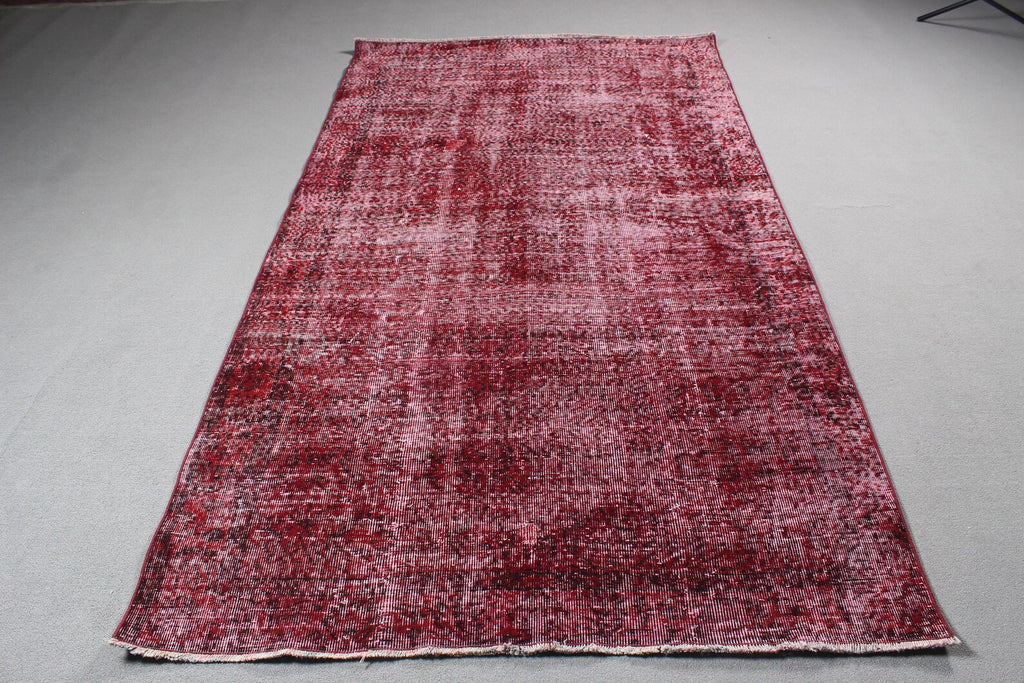 XL Vintage Turkish Accent Area rug 4.9 x 8.8 ft